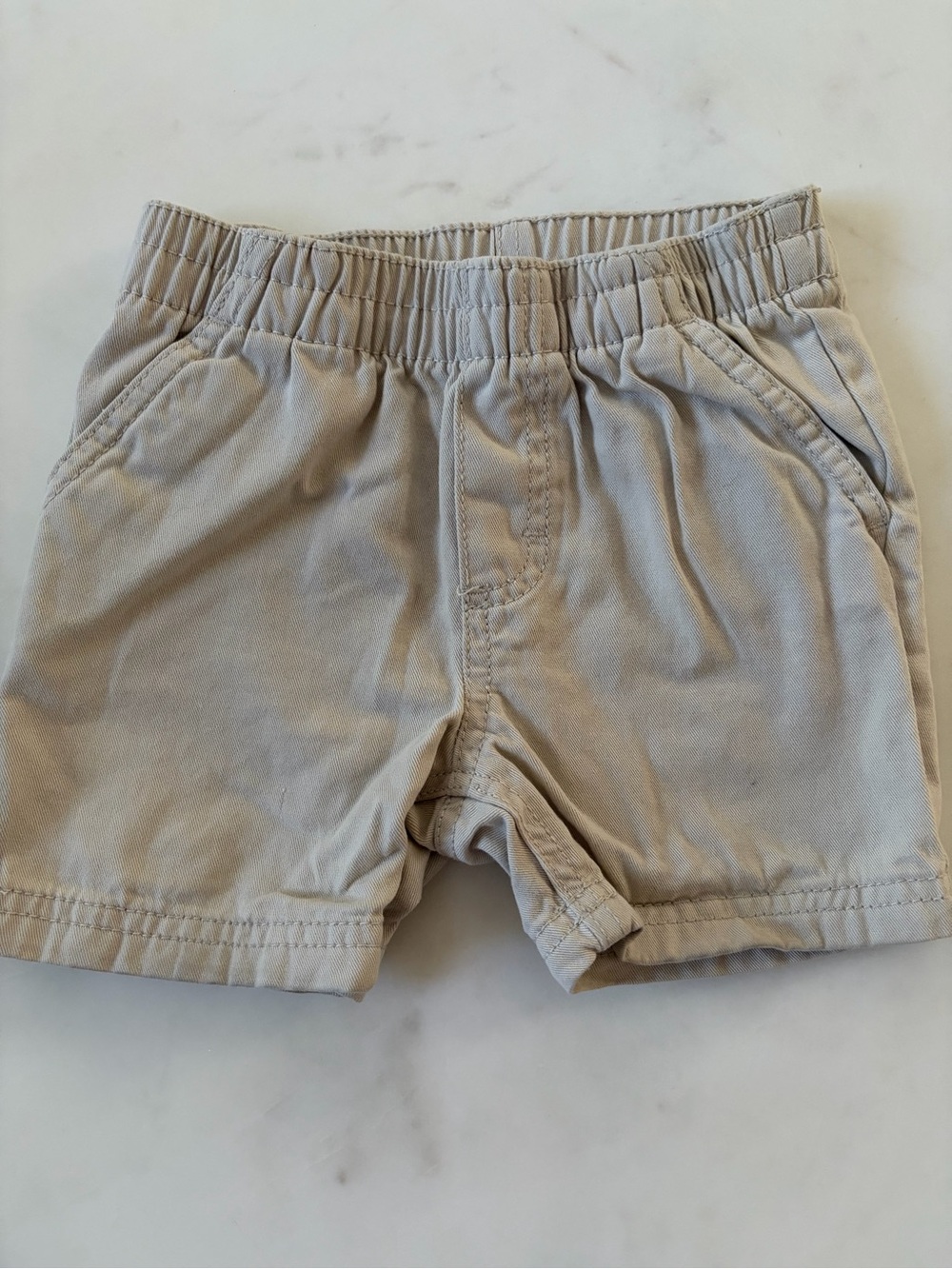 Lucky Brand Toddler Elastic Waist Khaki Shorts - Light Tan